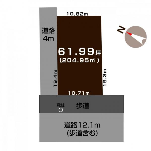 土地 新潟市東区山木戸８丁目 JR白新線新潟駅 2,020万円