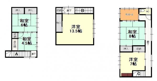 店舗付住宅 三条市本町1丁目 JR弥彦線北三条駅 1,998万円