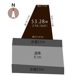 土地 燕市吉田法花堂 JR越後線吉田駅 498万円