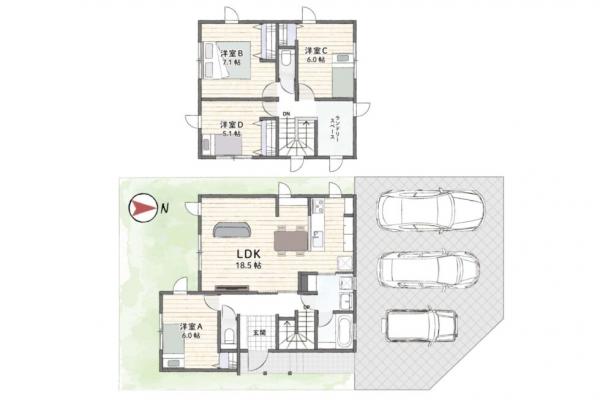 中古戸建 長岡市高見１丁目 JR信越本線押切駅 2,298万円