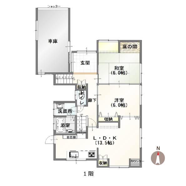中古戸建 新潟市北区内島見 JR白新線豊栄駅 980万円