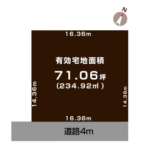 土地 新潟市東区竹尾３丁目 JR白新線東新潟駅 1,900万円