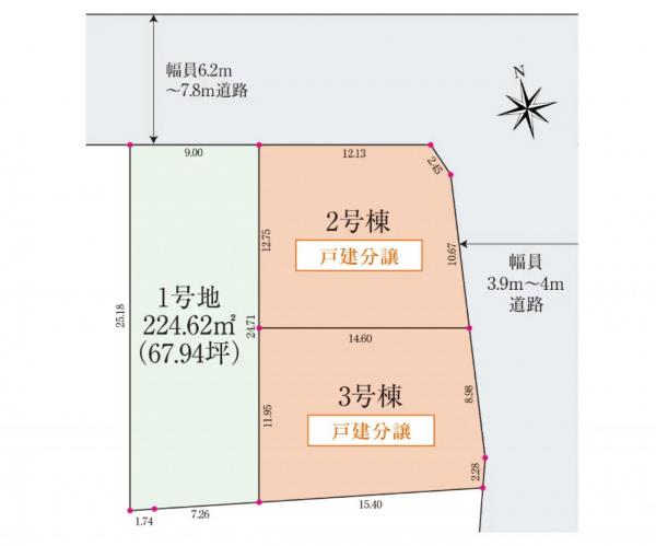 新築戸建 長岡市宮内6丁目 JR信越本線宮内駅 3,980万円