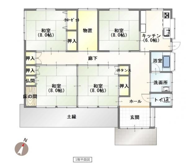中古戸建 新発田市豊町３丁目 JR白新線新発田駅 975万円