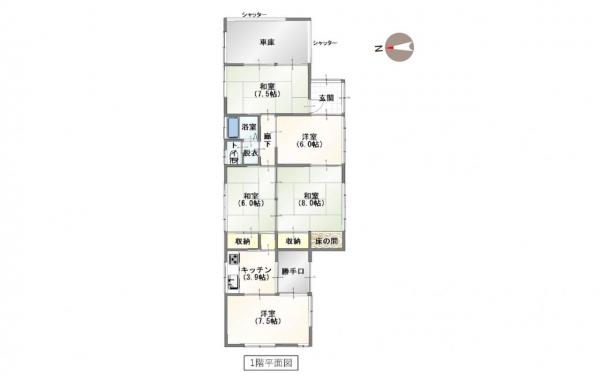 中古戸建 五泉市泉町２丁目 JR磐越西線北五泉駅 180万円