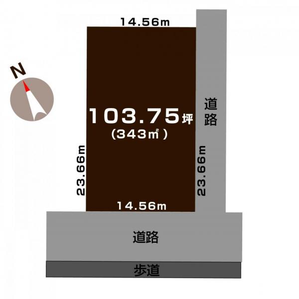 土地 五泉市船越 JR磐越西線北五泉駅 520万円