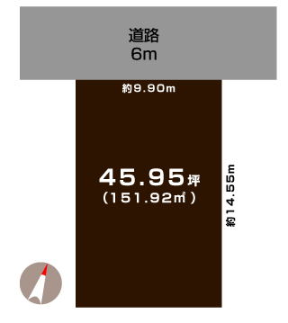 土地 新潟市東区逢谷内３丁目 JR白新線大形駅 1,300万円