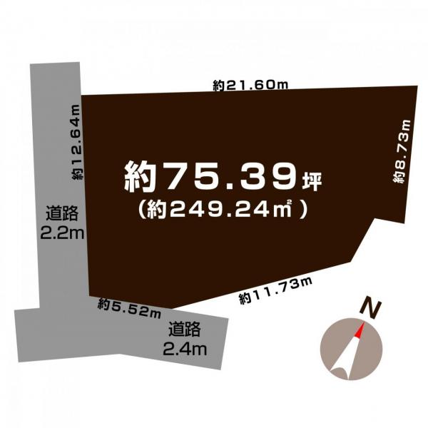土地 新潟市東区松崎２丁目 JR白新線大形駅 550万円