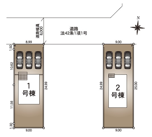 新築建売住宅 長岡市三和3丁目 JR信越本線宮内駅 3,280万円