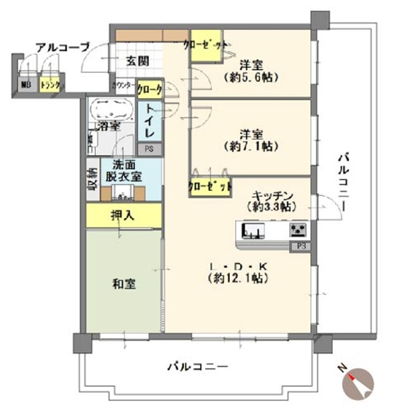 中古マンション 新潟市中央区下大川前通２ノ町 JR越後線新潟駅 2,900万円