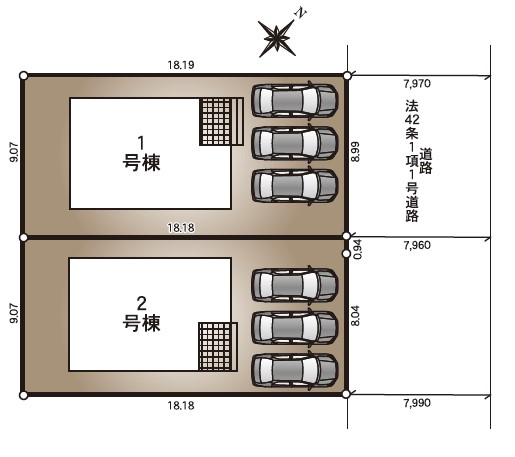 新築建売住宅 長岡市若草町2丁目 JR信越本線長岡駅 2,680万円