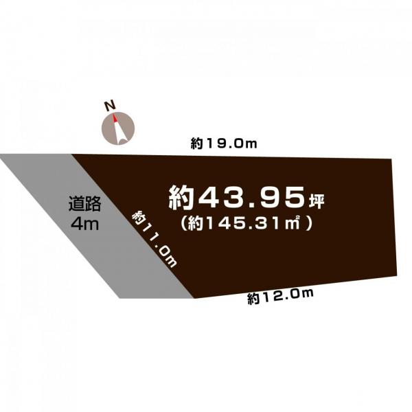 土地 新潟市東区物見山3丁目 JR越後線新潟駅 1,150万円