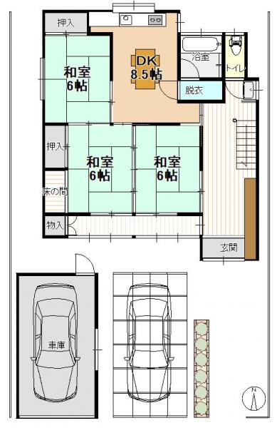 中古戸建 燕市吉田東栄町 JR越後線南吉田駅 680万円