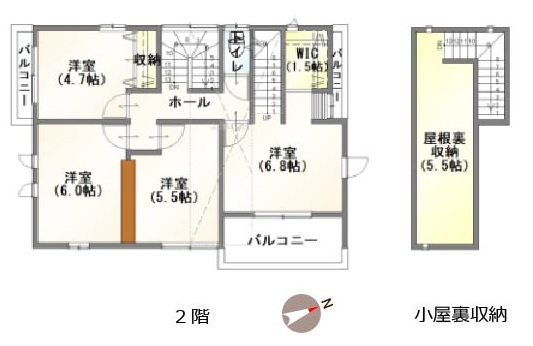 中古戸建 新潟市西区内野西が丘２丁目 JR越後線内野西が丘駅 2,280万円