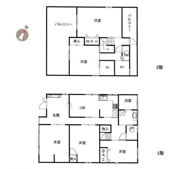 中古戸建 新潟市北区松浜本町４丁目 JR白新線新崎駅 1,560万円