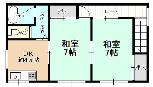 アパート 燕市吉田法花堂 JR越後線吉田駅 350万円