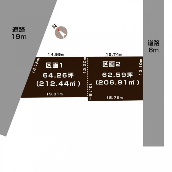 土地 新潟市西区鳥原 JR越後線寺尾駅 860万円～880万円