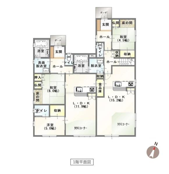 中古戸建 新潟市中央区上所中２丁目 JR越後線上所駅 5,980万円