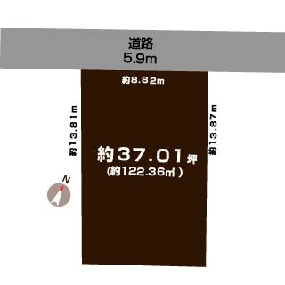 土地 新潟市東区東中野山５丁目 JR白新線東新潟駅 980万円