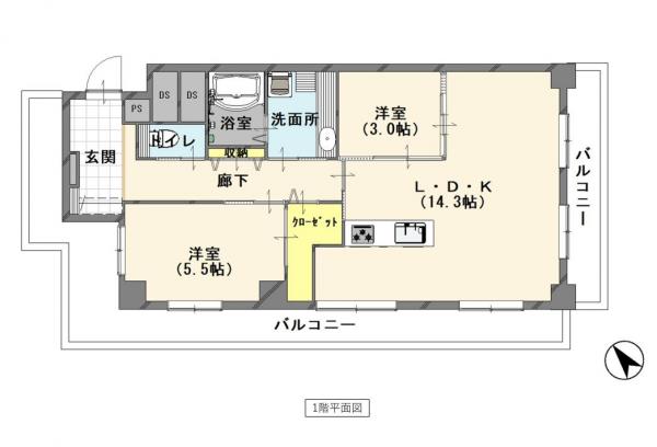 中古マンション 新潟市中央区西堀通３番町 JR白新線新潟駅 998万円
