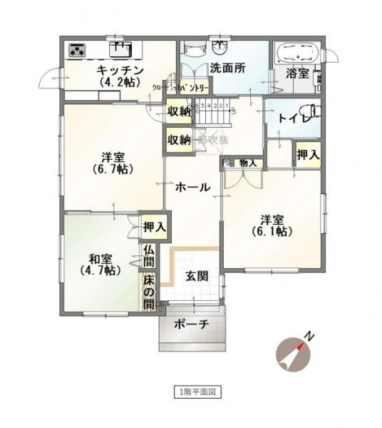 中古戸建 新潟市江南区亀田水道町４丁目 JR信越本線亀田駅 2,400万円