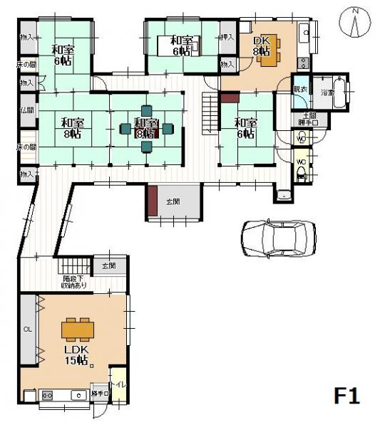 中古戸建 燕市大川津 JR越後線分水駅 498万円