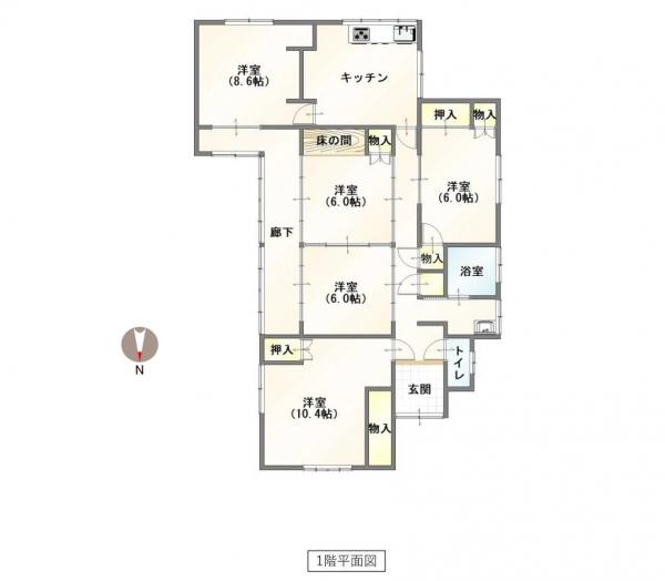中古戸建 胎内市東本町 JR羽越本線中条駅 1,320万円