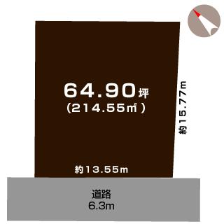 土地 燕市吉田弥生町 JR越後線吉田駅 650万円
