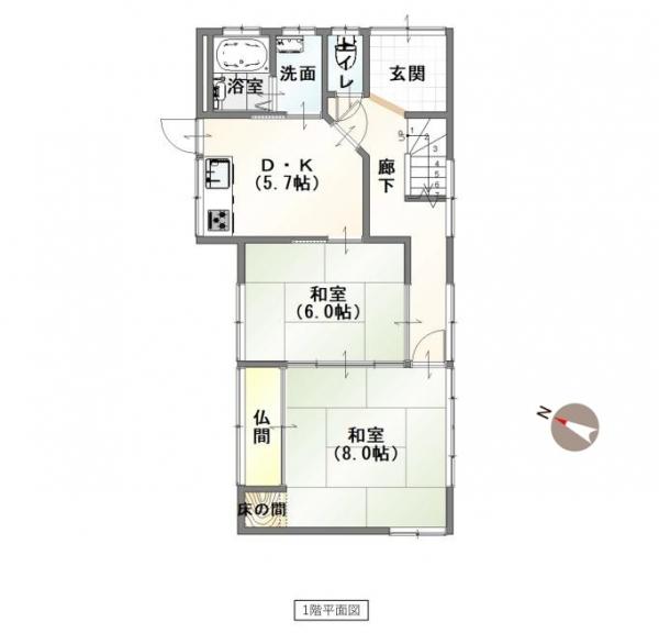 中古戸建 新潟市西区寺尾西４丁目 JR越後線寺尾駅 220万円