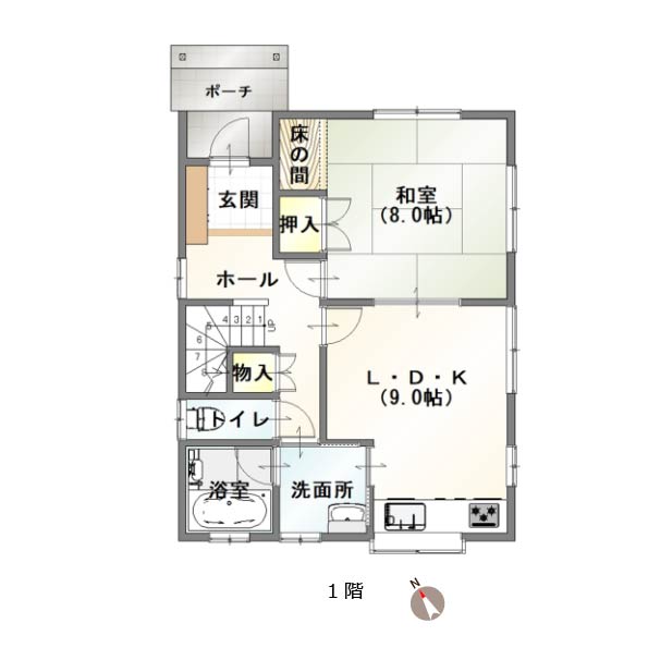 中古戸建 新潟市北区早通南４丁目 JR白新線早通駅 880万円