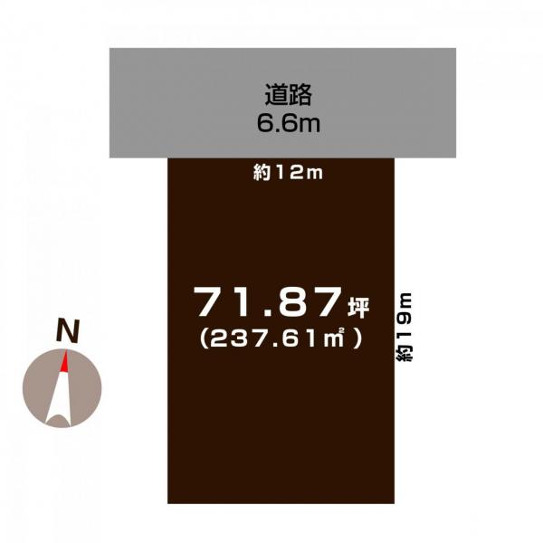 土地 新潟市東区牡丹山4丁目 JR白新線東新潟駅 1,653.1万円