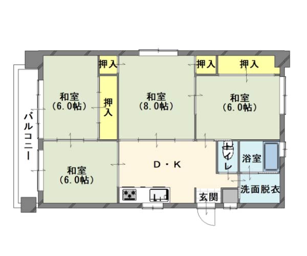 中古マンション 新潟市東区寺山２丁目 JR白新線大形駅 350万円