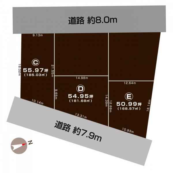 土地 長岡市荻野2丁目 JR信越本線北長岡駅 940万円~1,098万円