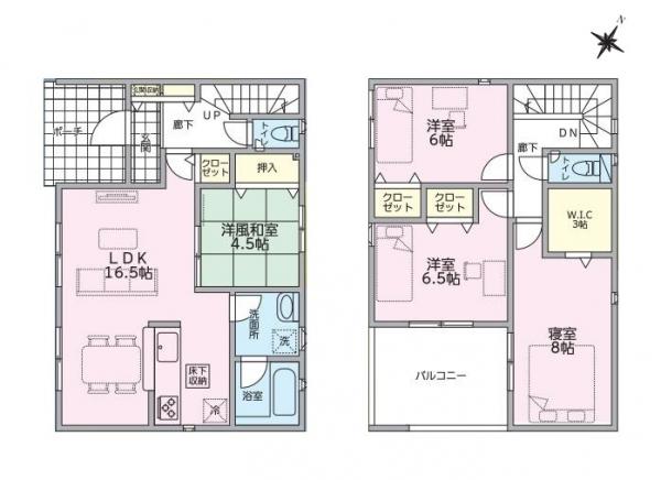 新築建売住宅 新潟市中央区上所上１丁目 JR越後線上所駅 4,280万円～4,480万円