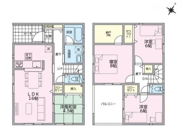 新築建売住宅 新潟市中央区上所上1丁目 JR越後線上所駅 4,280万円~4,480万円