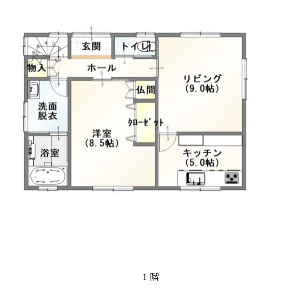 中古戸建 新潟市西区松海が丘2丁目 JR越後線小針駅 880万円
