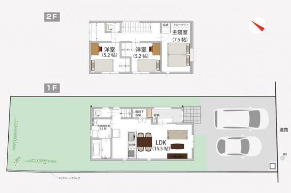 新築建売住宅 新潟市中央区四ツ屋町1丁目 JR越後線白山駅 2,880万円