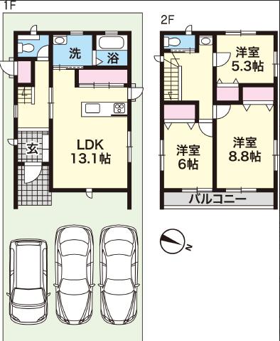 中古戸建 新潟市西区寺尾上6丁目 JR越後線寺尾駅 2,390万円