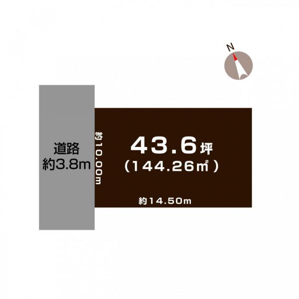 土地 長岡市関東町 JR信越本線長岡駅 988万円