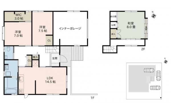 中古戸建 三条市東新保 JR信越本線三条駅 1,698万円