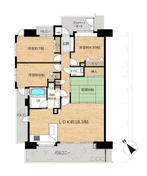 中古マンション 長岡市長町1丁目 JR信越本線長岡駅 2,949万円
