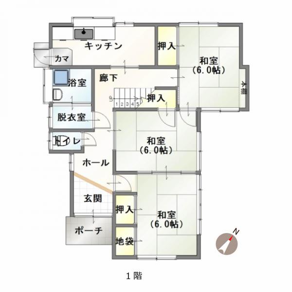 中古戸建 新潟市西区寺尾西４丁目 JR越後線寺尾駅 380万円