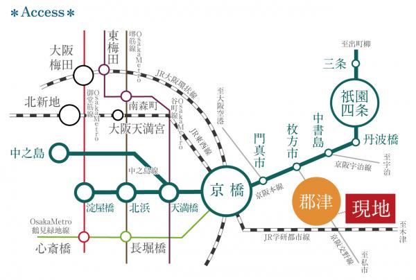 新築戸建 交野市郡津4丁目218-19 他(住居表示未確定) 京阪交野線郡津駅 3,720万円~3,910万円