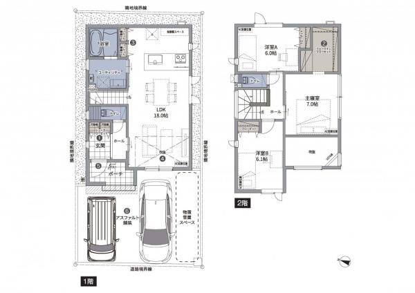 【京阪の家】ローズグランデ北43東3 間取り図