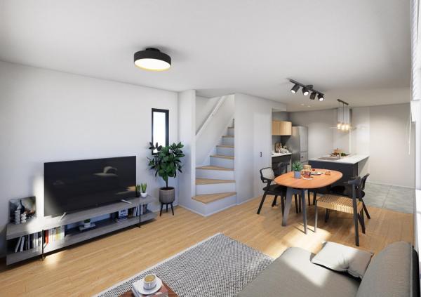 ローズプレイス楠葉中町Ⅲ 完成予想図（内観）