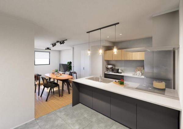 ローズプレイス楠葉中町Ⅲ 完成予想図（内観）