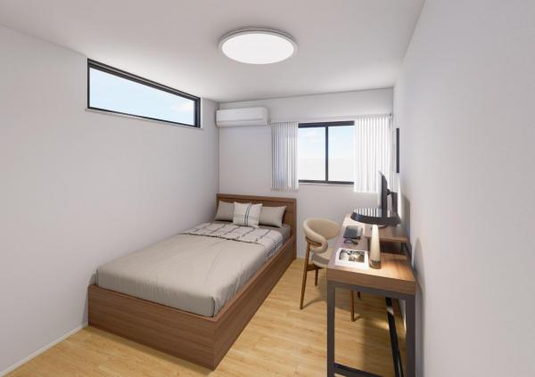 ローズプレイス楠葉中町Ⅲ 完成予想図（内観）