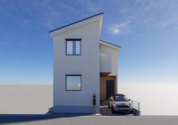 ローズプレイス楠葉中町Ⅲ 完成予想図（外観）