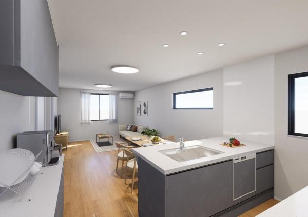 ローズプレイス楠葉丘Ⅴ 完成予想図（内観）