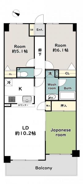 中古マンション さいたま市中央区鈴谷６丁目 JR埼京線与野本町駅 2,980万円